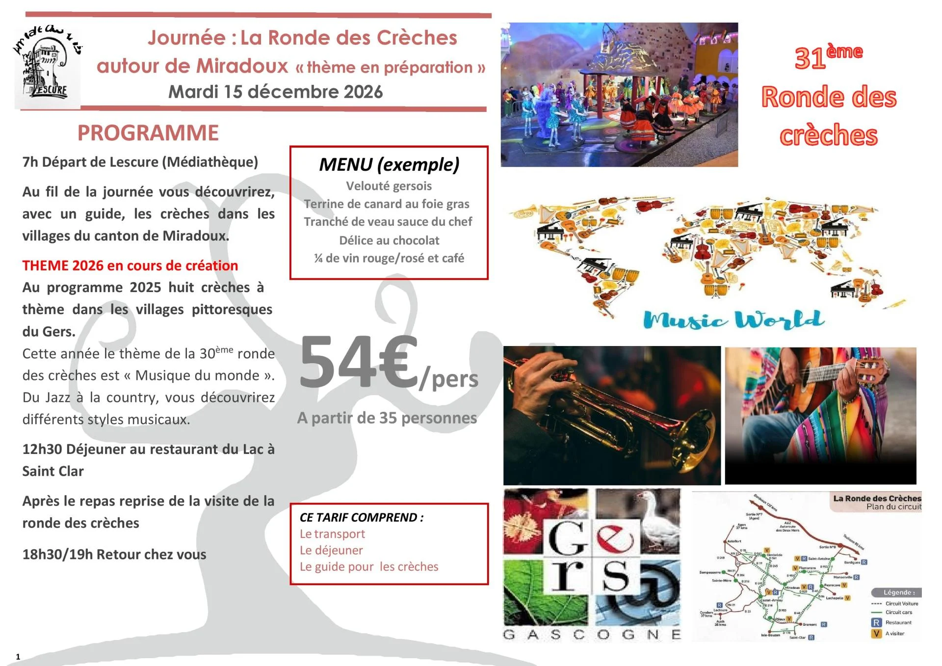 15 decembre 2026 ronde des creches