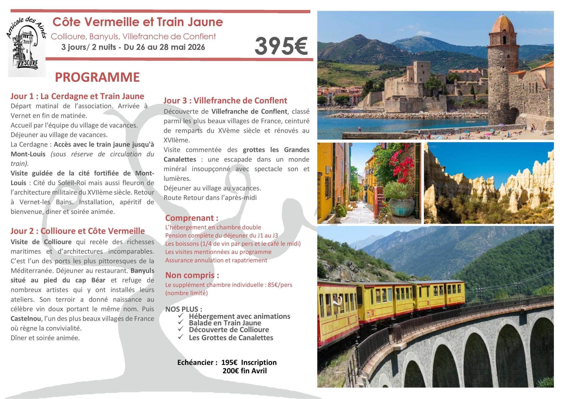 26 au 28 mai 2026 cote vermeille