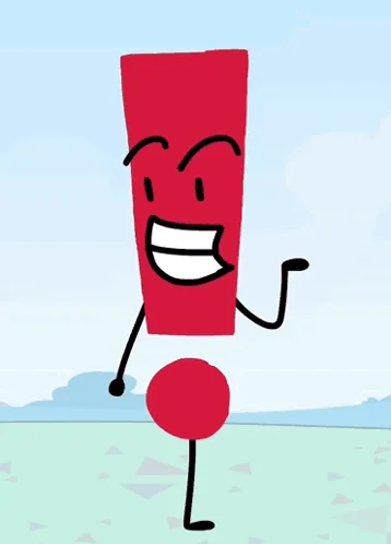 Red exclamation mark family hour exclamation mark